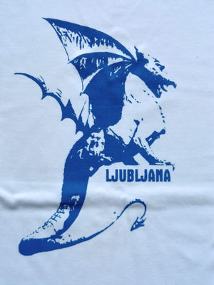 ženska bela majica Ljubljana